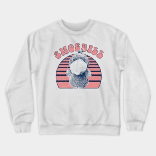 Shoebill Retro Crewneck Sweatshirt